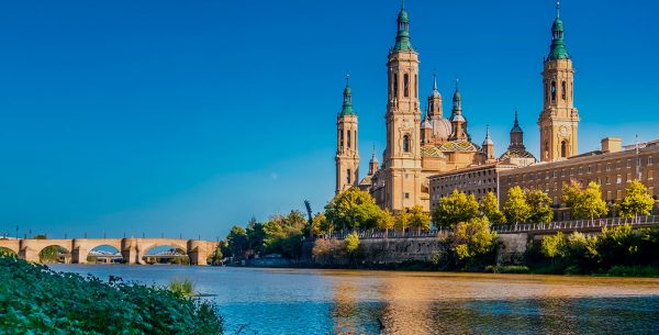 GP de Aragón Vista de Zaragoza desde el río