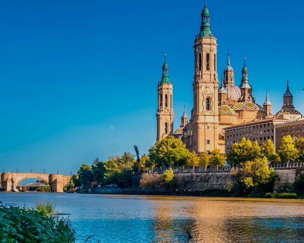 GP de Aragón Vista de Zaragoza desde el río