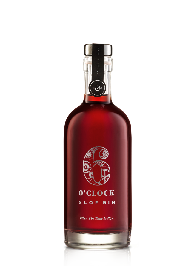 6 O'clock Sloe Gin (35cl) 26 ABV. Bramley & Gage