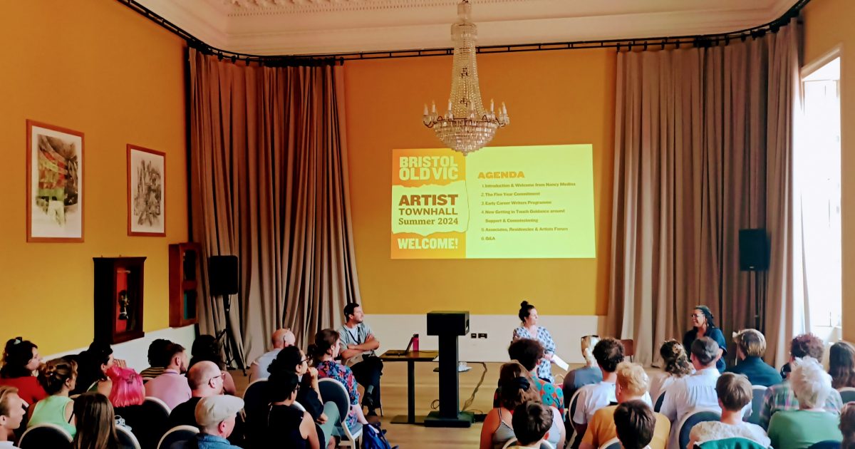 Artists Town Hall a discussion Bristol Old Vic
