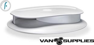 Flettner Slimline LPV Van Wind Driven Rotating Roof Vent - White,stockcode:VSA0009