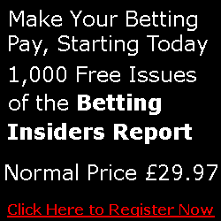 Betting Insiders Free Issue
