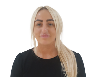 Kirsty, a Front of House Receptionist at 1st Formations.