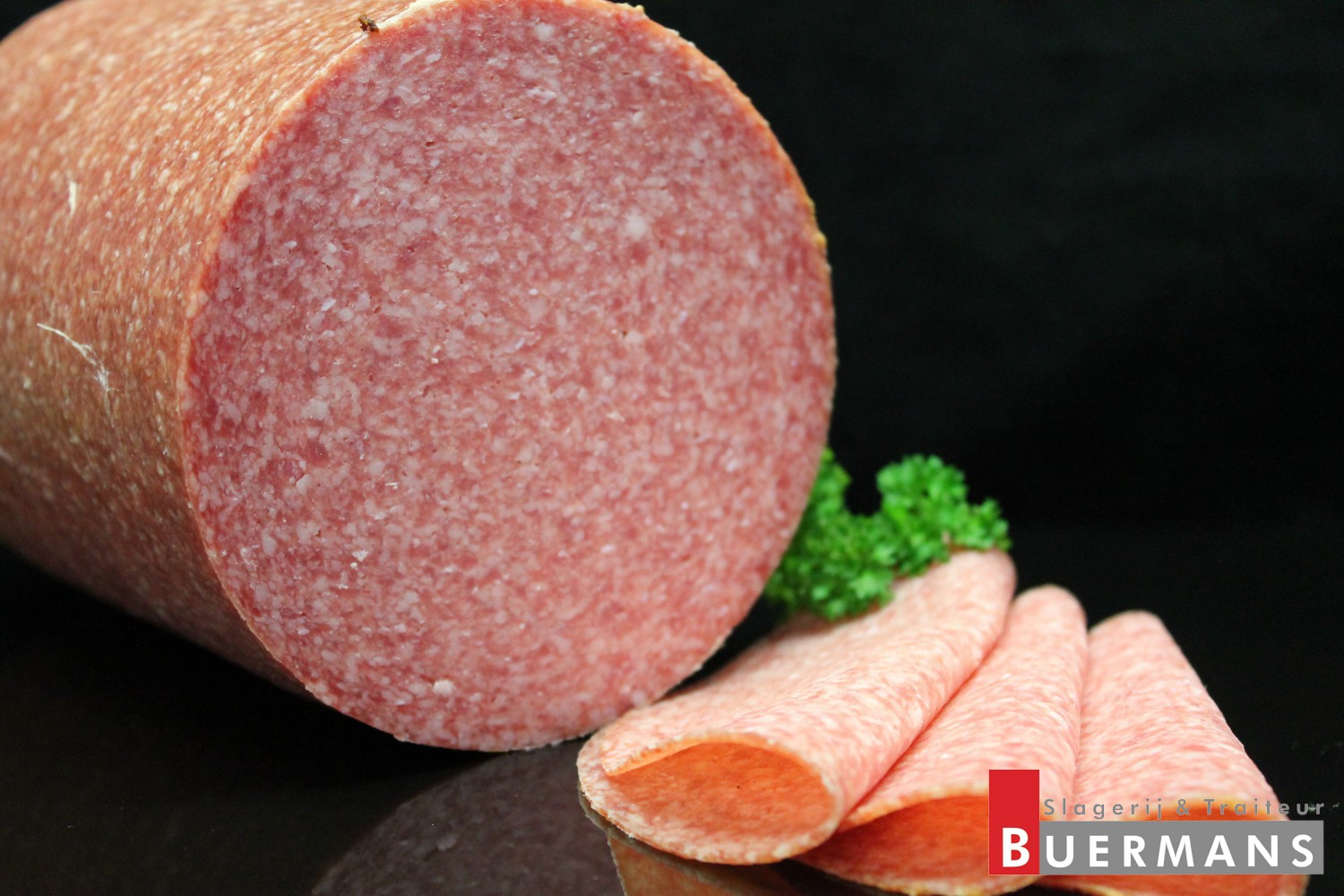 Salami zonder look 500 gr Salami Slagerij & Traiteur Buermans