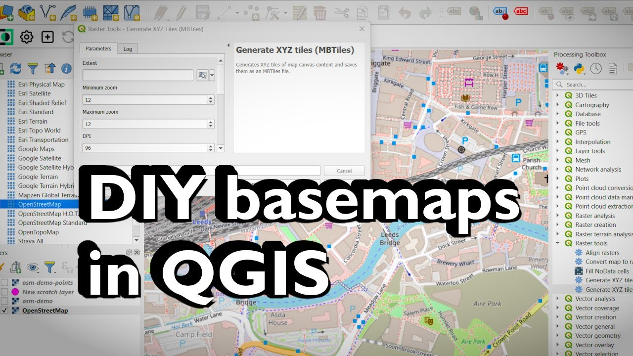 DIY basemaps in QGIS