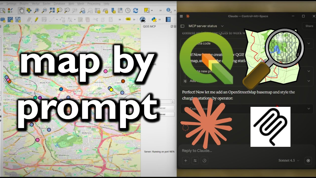 Automatic mapping with QGIS and OSM MCPs