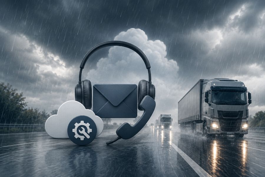 Informare: dificultati temporare cauzate de conditiile meteo