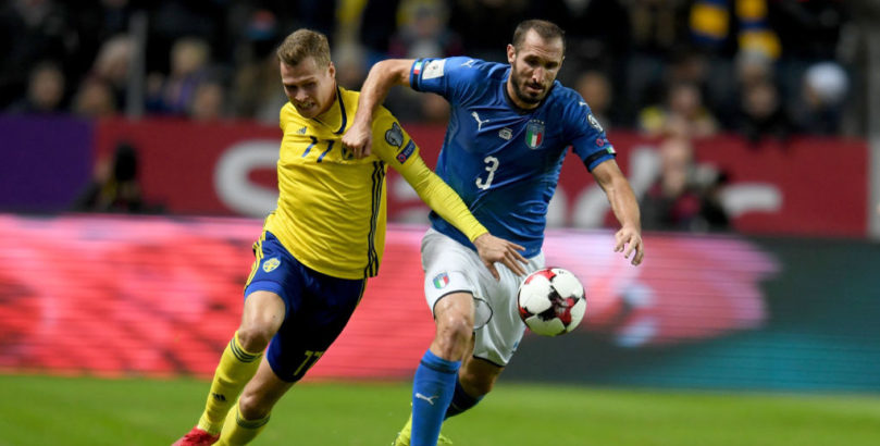 Italy defender Giorgio Chiellini