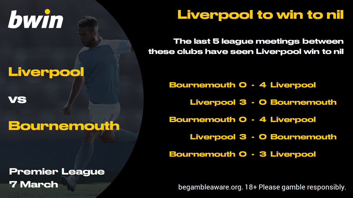 Liverpool Vs Bournemouth Prediction Betting Tips Odds 07 03 2020