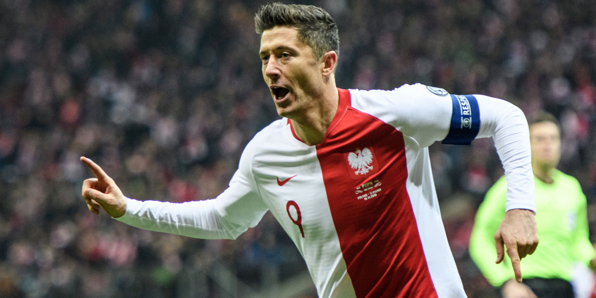 Bayern Munich striker Robert Lewandowski