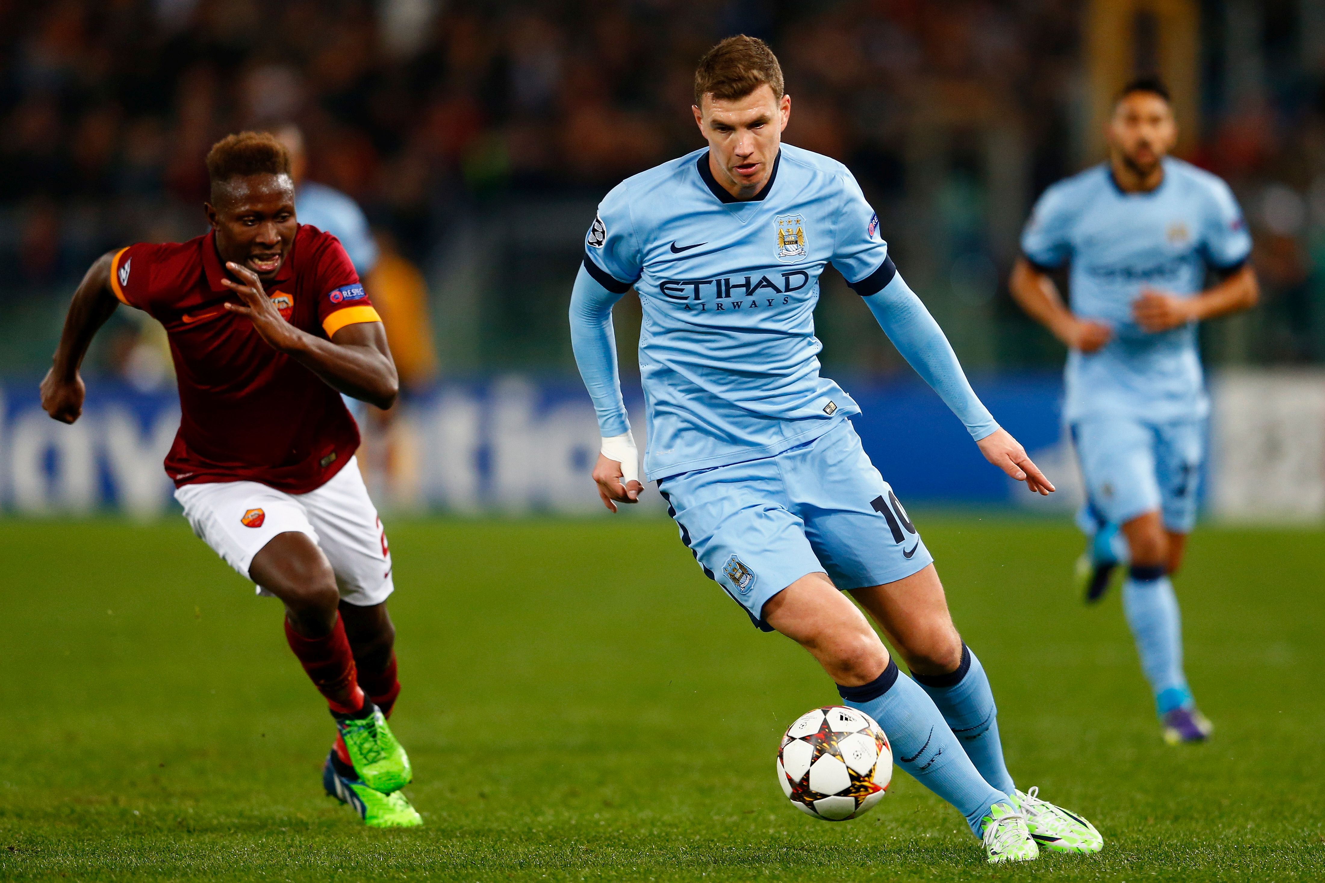 Edin Dzeko, nuovo arrivo in casa Roma