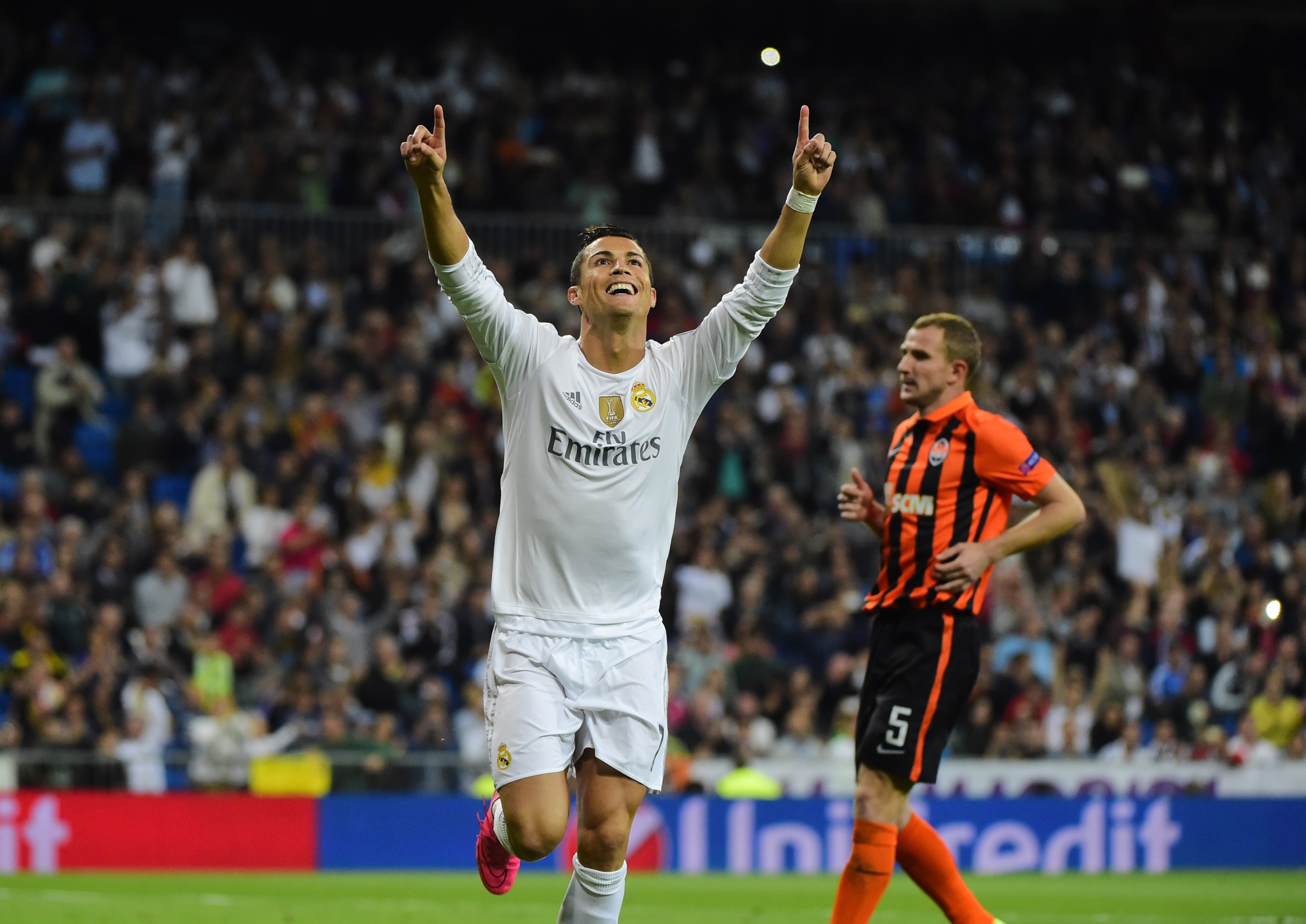 Cristiano Ronaldo, n°1 della classifica del bomber assoluti in Champions con 90 reti