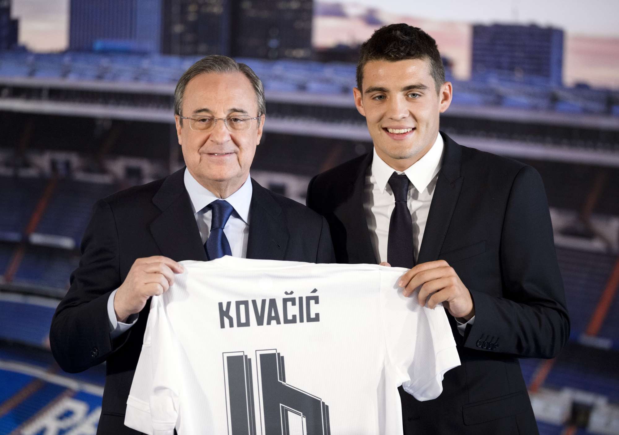Mateo Kovacic, nel giorno della presentazione al Real Madrid