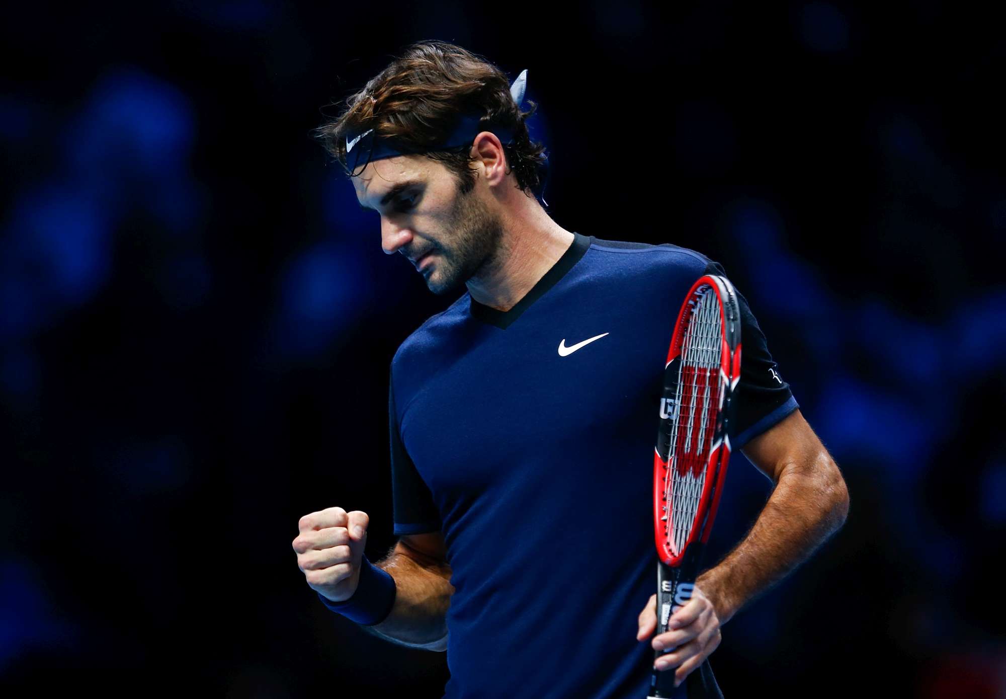 Roger Federer, semifinalista alle Atp Finals di Londra, attende di conoscere il proprio sfidante