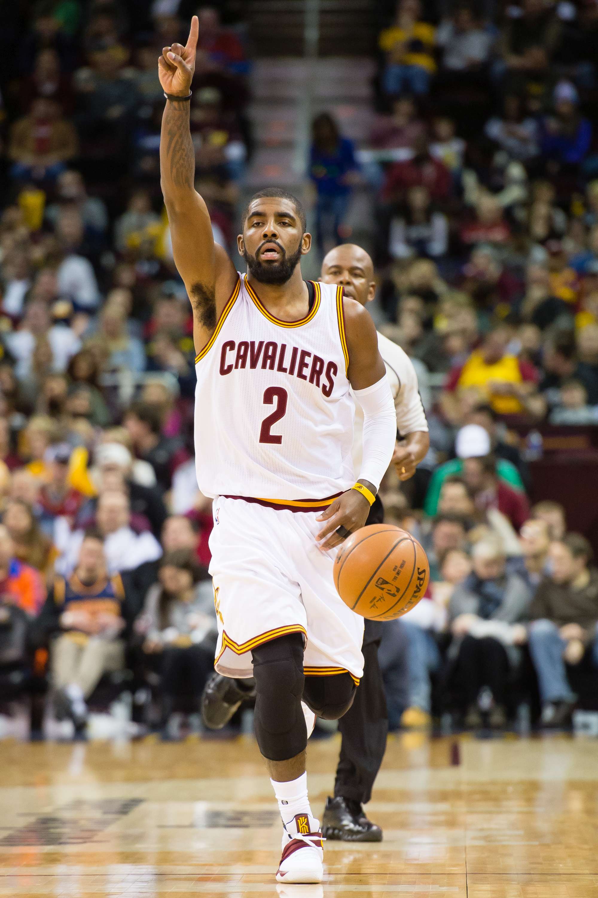 Kyrie Irving, rientrato da poco in campo coi Cavs