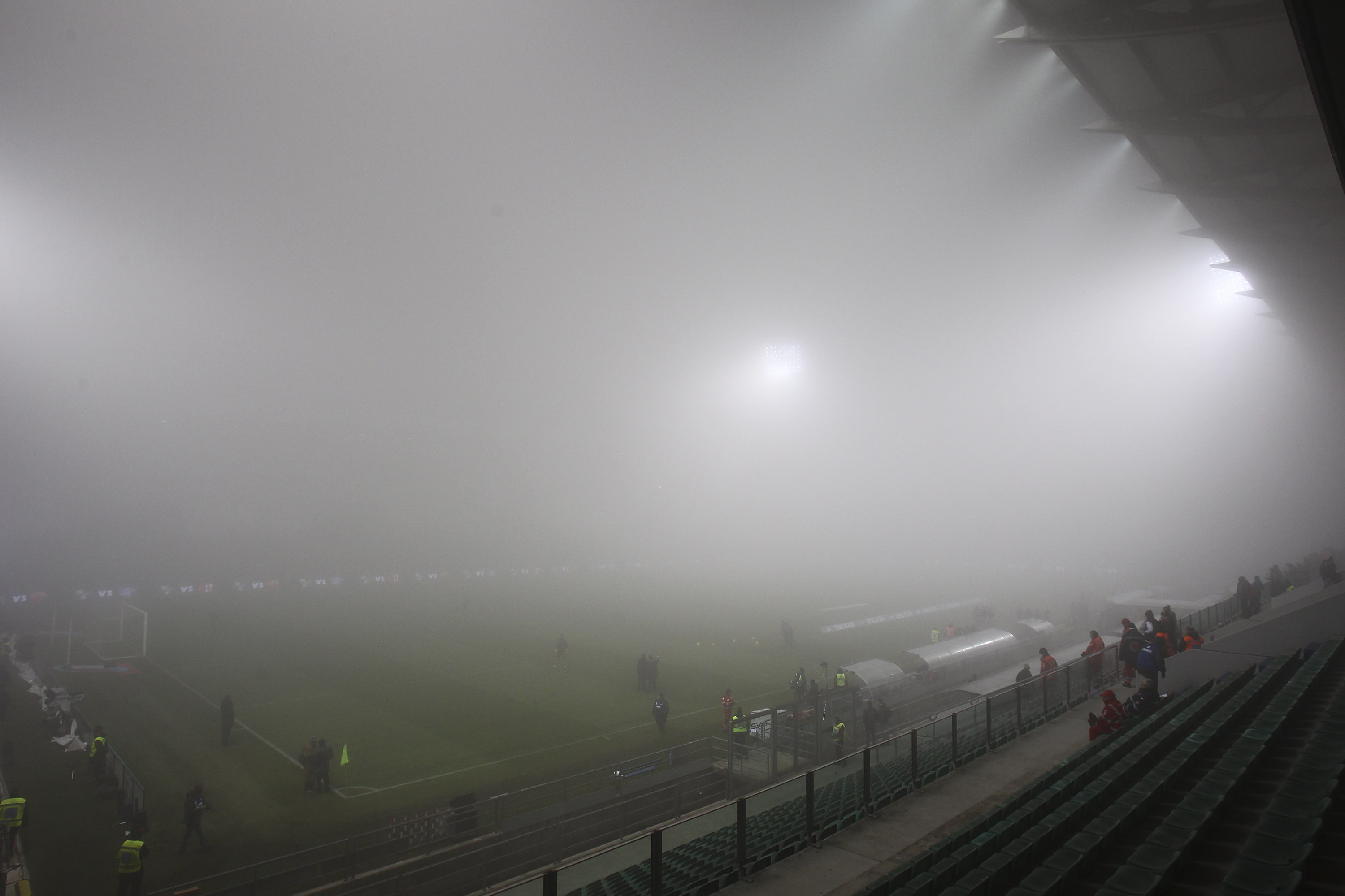 Il Mapei Stadium così come si presentava il 12 dicembre scorso