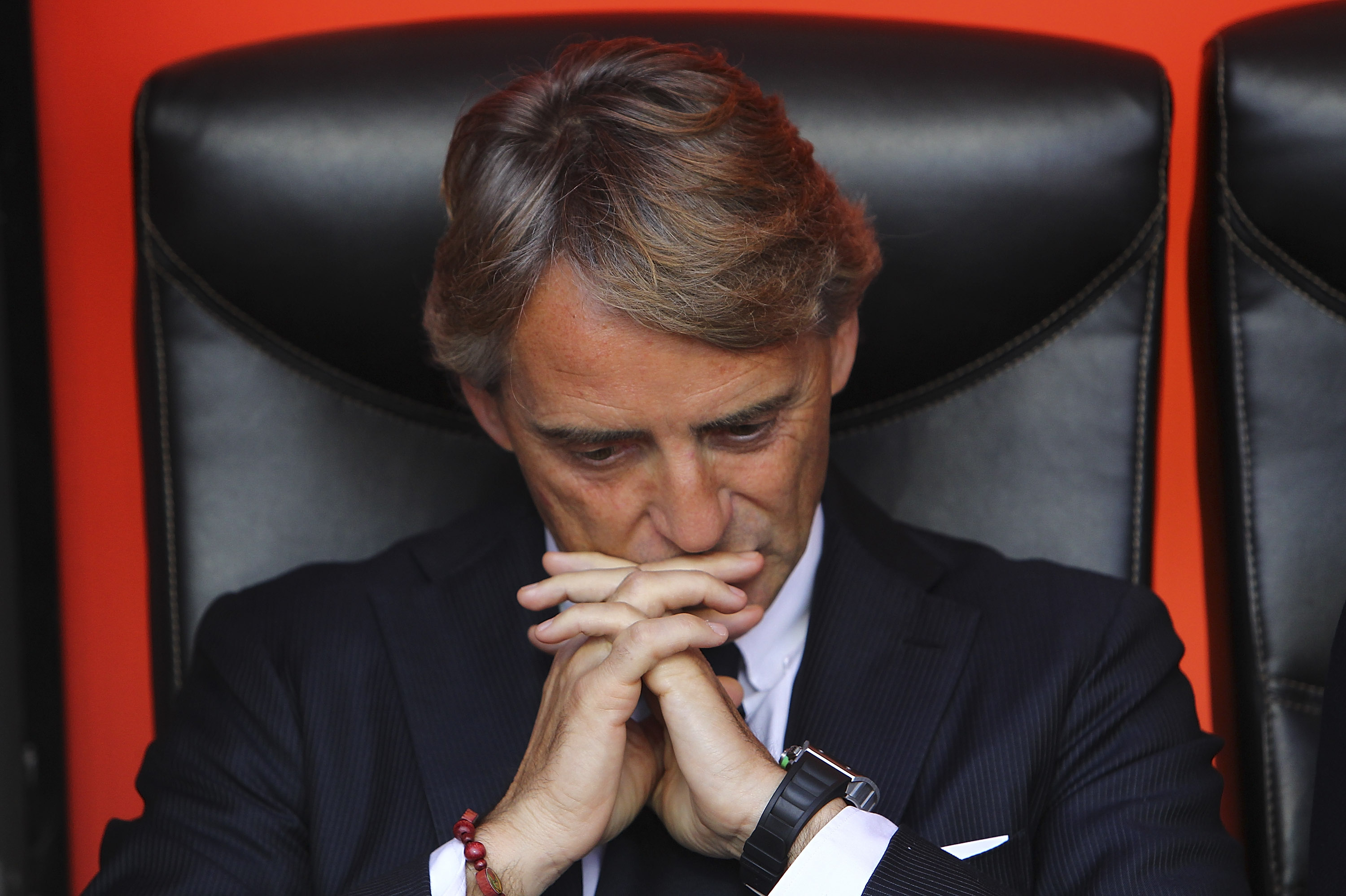 Roberto Mancini è alle prese con un momento non facile della stagione nerazzurra...