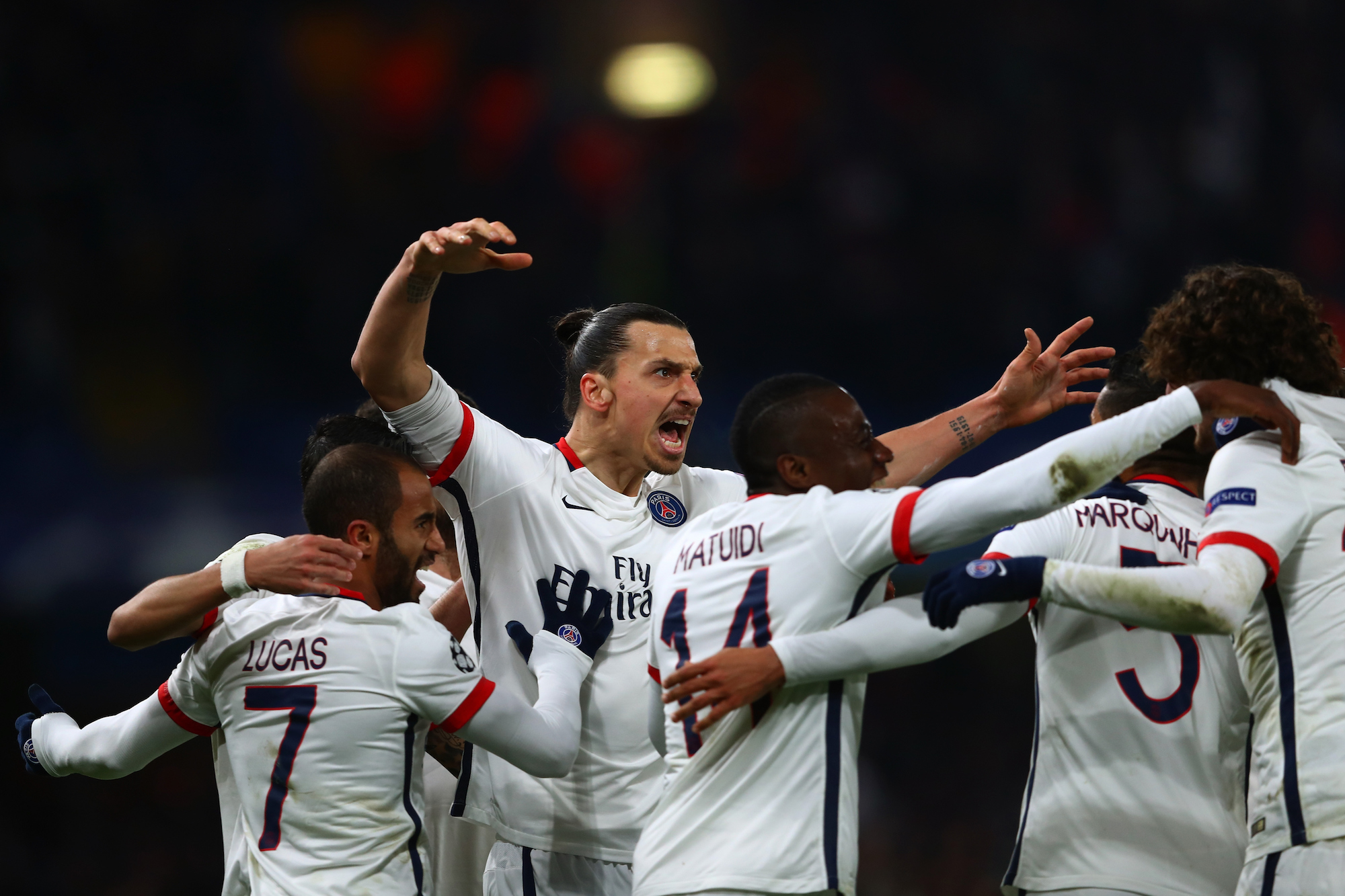 Ibra "capobranco" in mezzo ai suoi