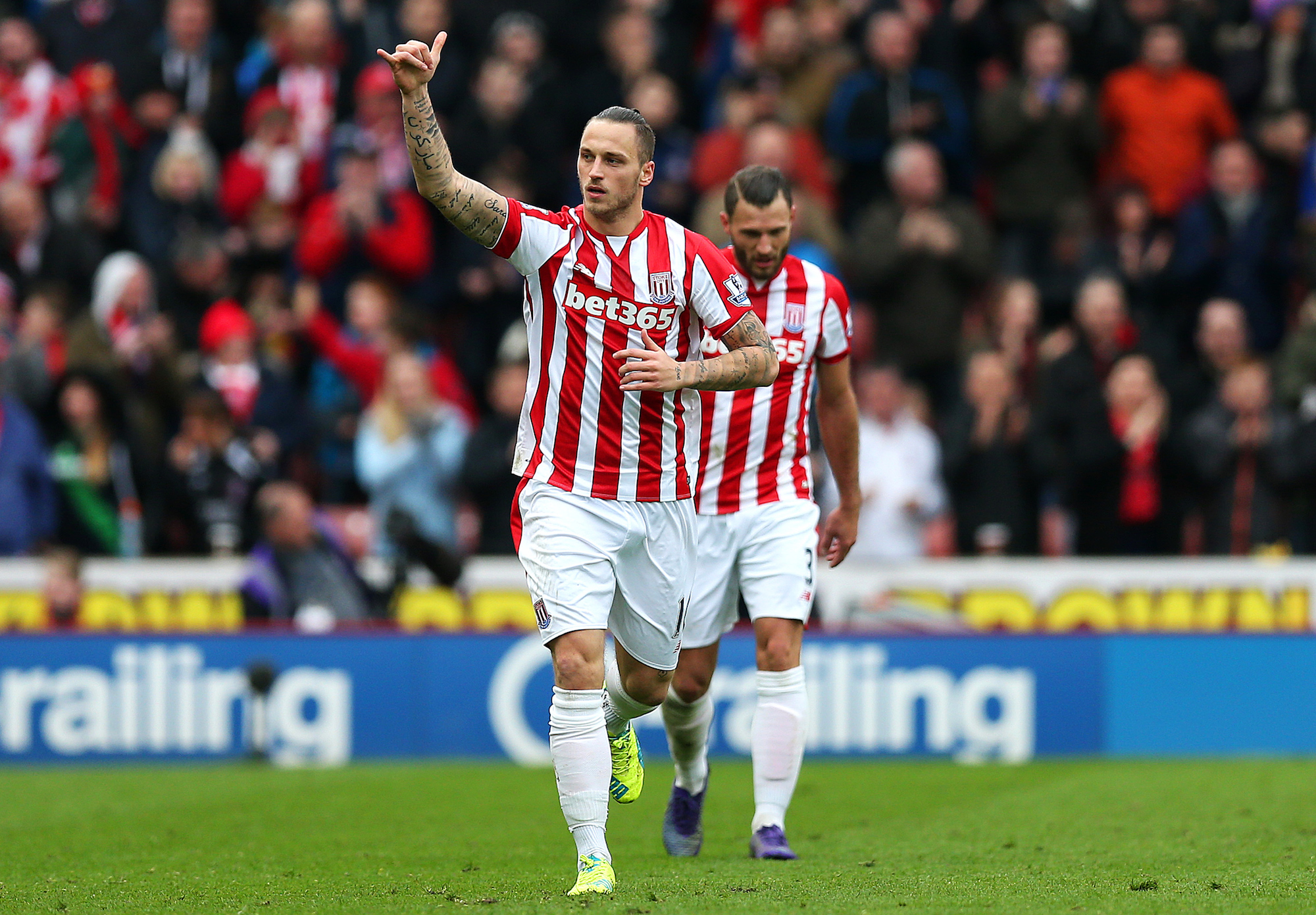 L'ex interista Marko Arnautovic ha trovato la sua dimensione ideale allo Stoke: quest'anno per lui 10 gol e 4 assist in Premier League