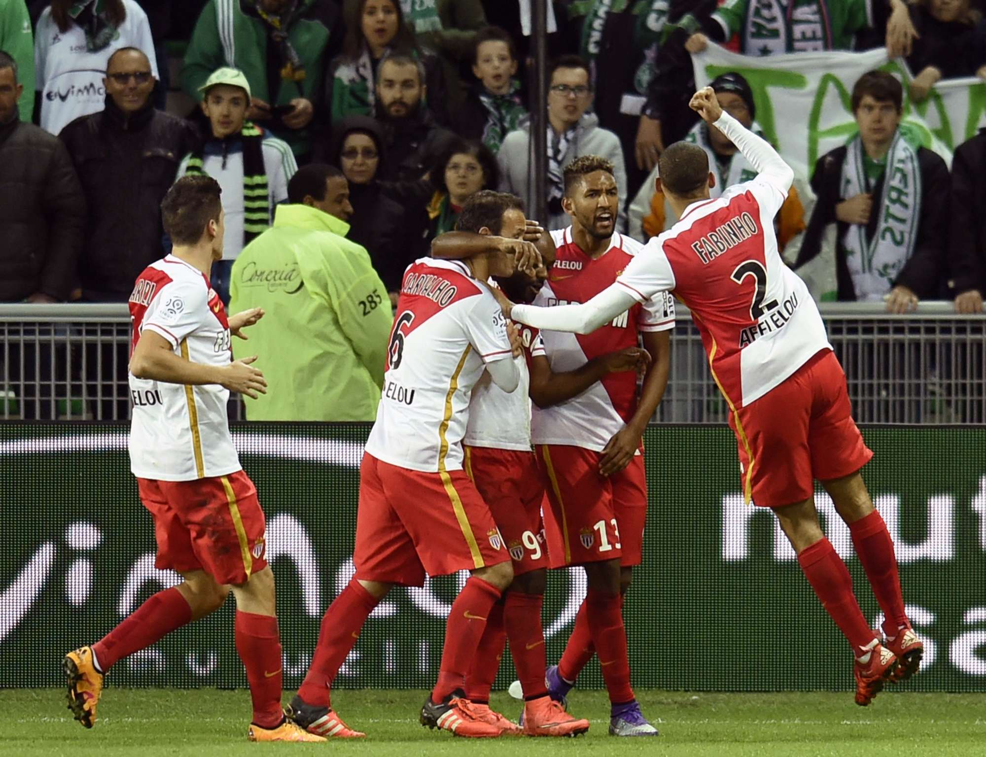 Il Monaco è in piena corsa per raggiungere i primi 3 posti della classifica di Ligue 1