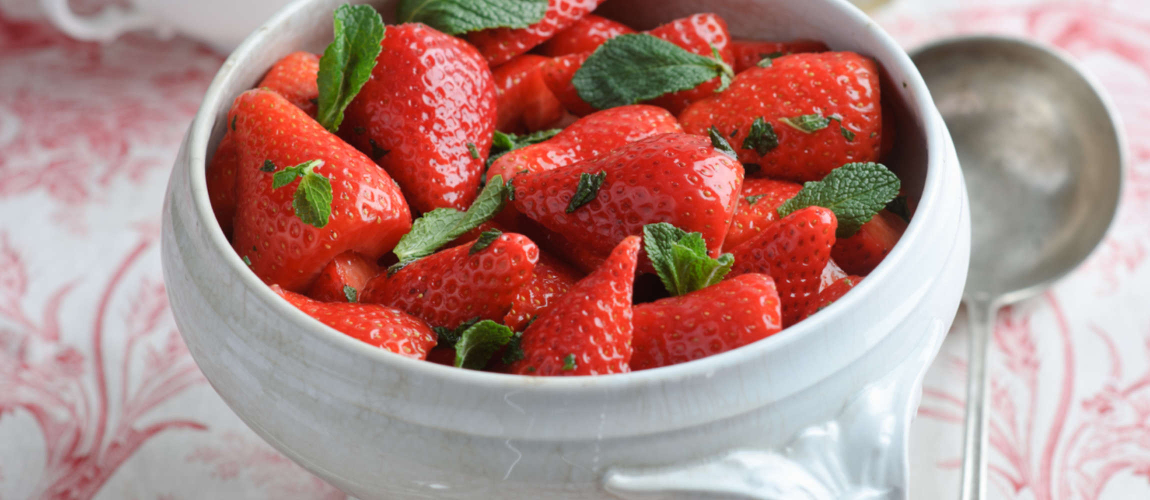 Strawberries Macerated with Apple Juice, Honey & Mint Recipe Berryworld