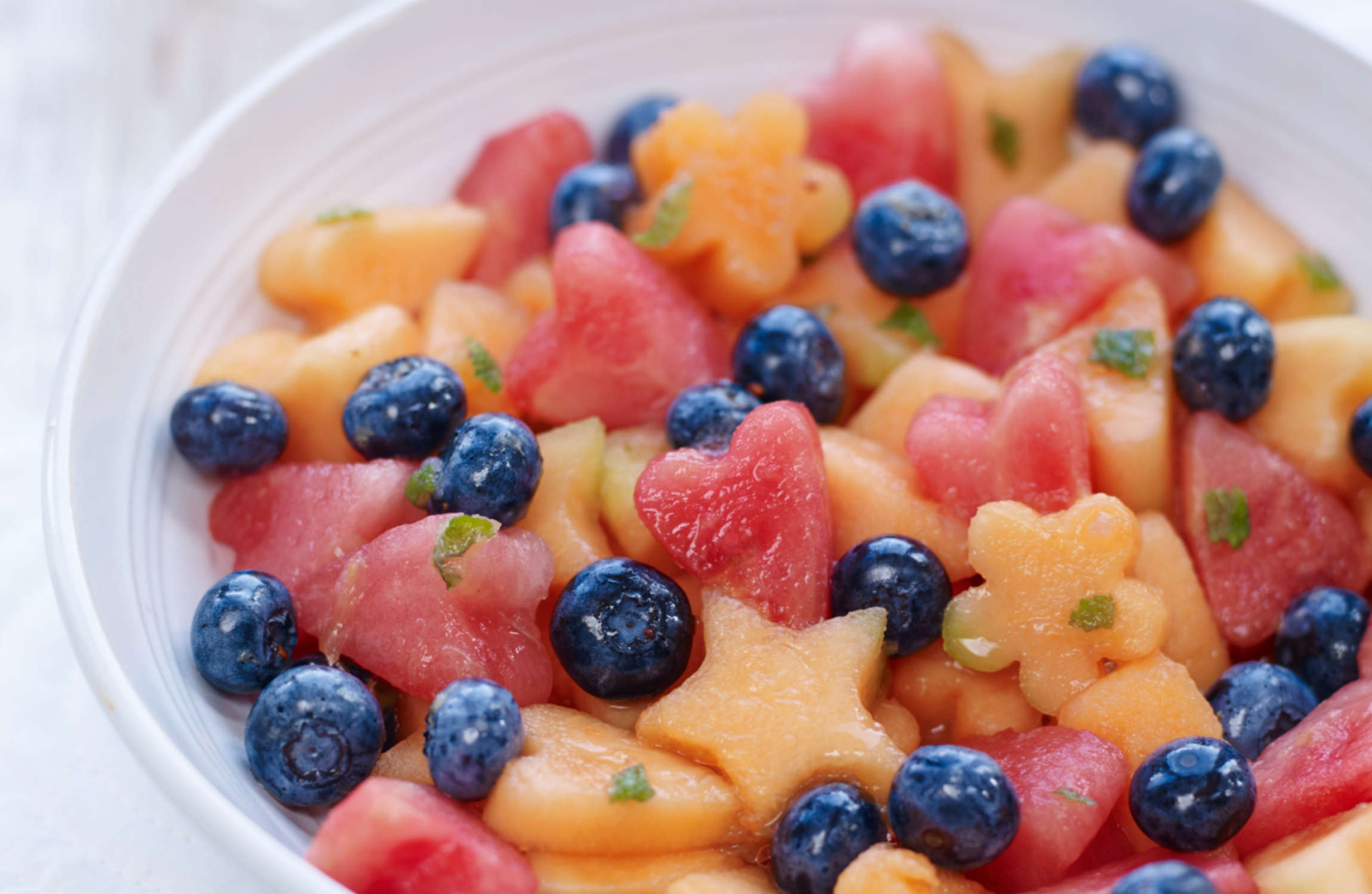 BerryWorld Double Melon & Blueberry Salad recipe