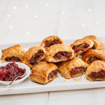 Cranberry Sausage Rolls
