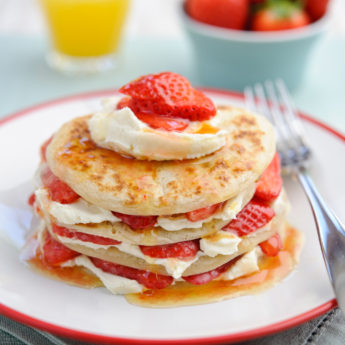 Strawberry Scotch Pancakes