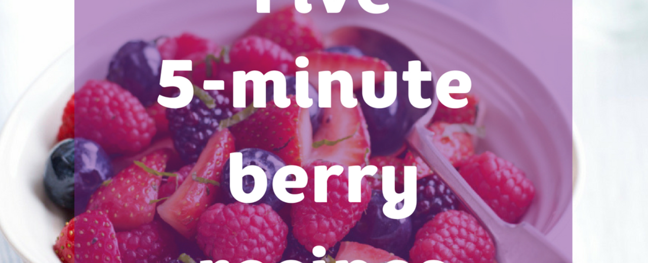 5 minute recipes