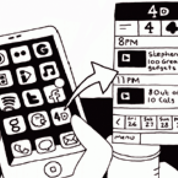 4OD Mobile illustration