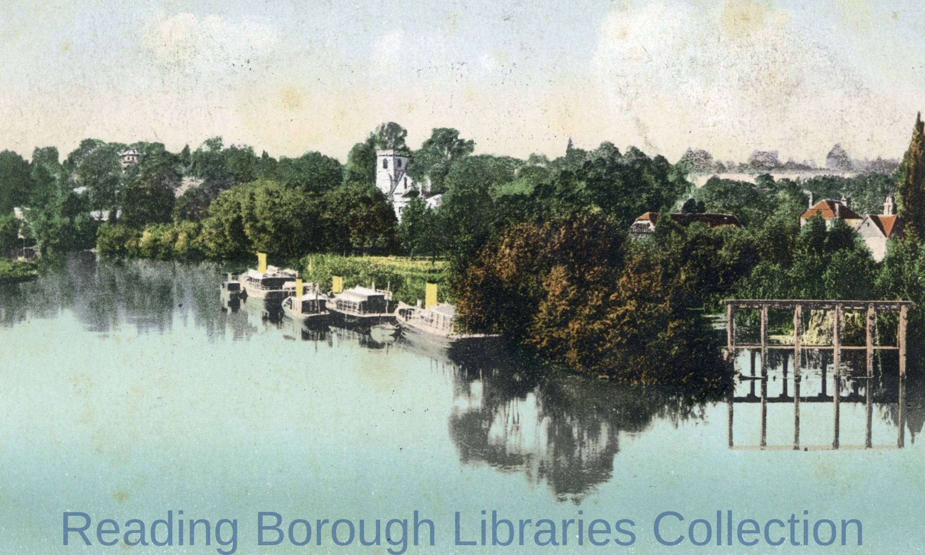 View from Caversham Bridge. View from Caversham Bridge.