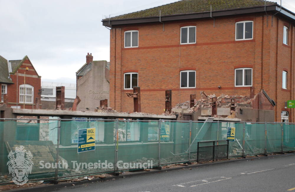 Shields Gazette Newspaper Offices Demolition, Job Centre South