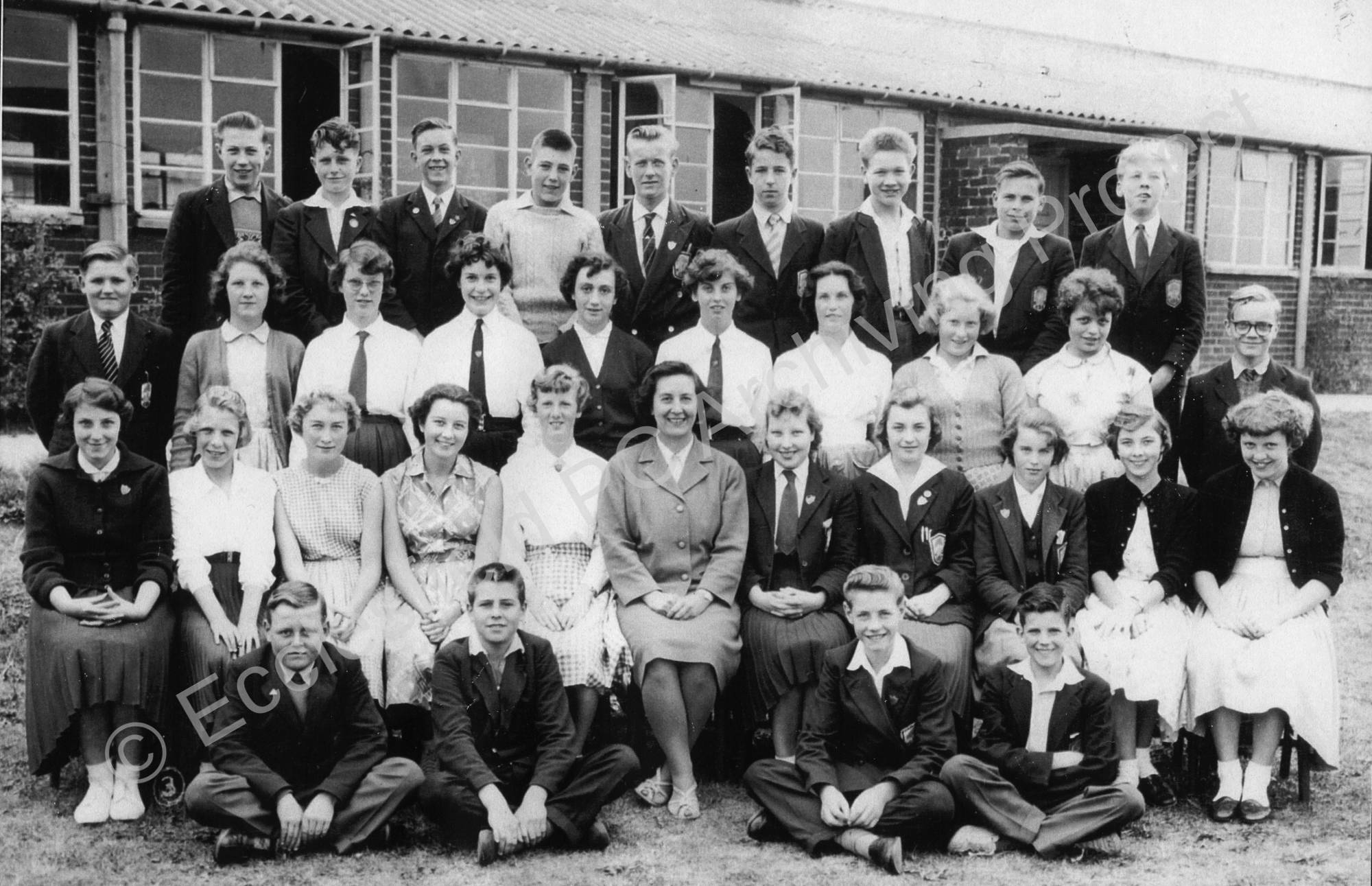 High Green Secondary Modern School class c1960.jpg Ecclesfield