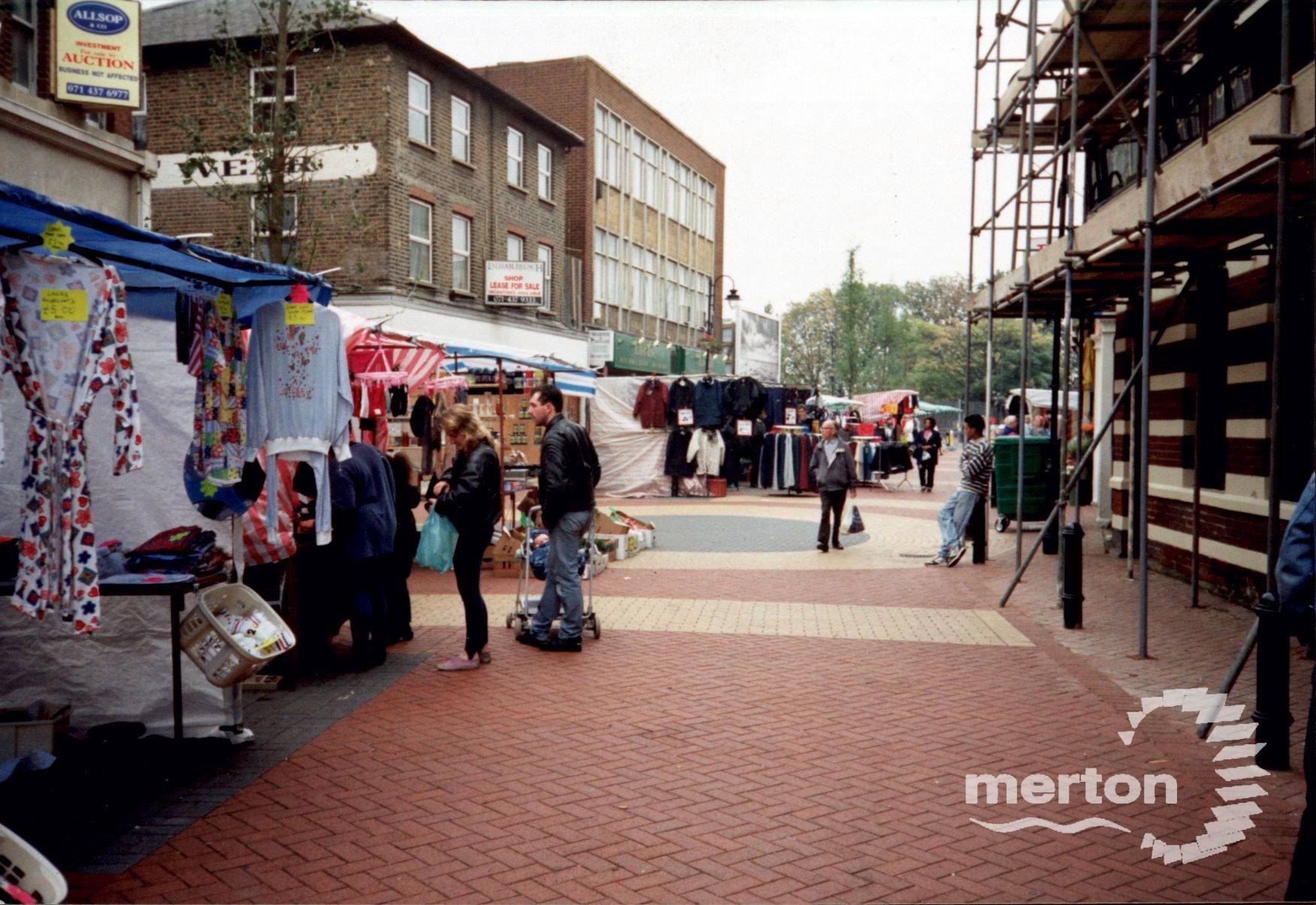Fair Green, Mitcham street market Merton Memories Photographic Archive