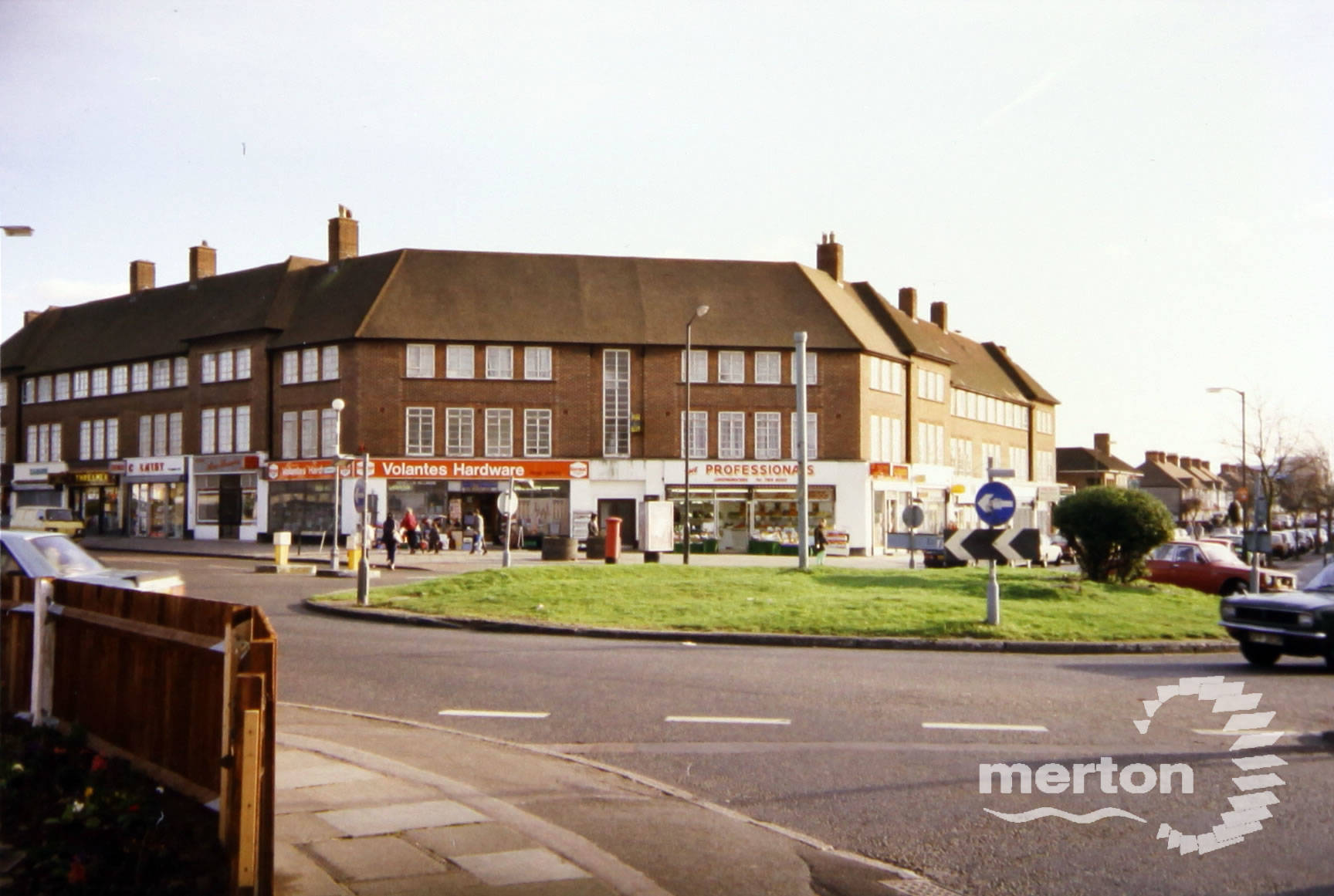 Roundabout at Pollards Hill Estate Merton Memories Photographic Archive
