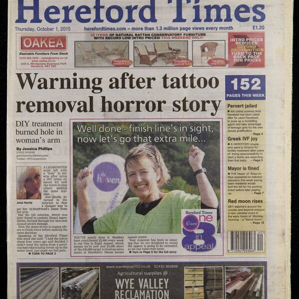 Hereford Times 1st October 2015 Page 1 Herefordshire History