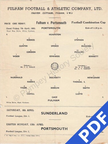 19500407 Fulham Away 19500407 Fulham Away
