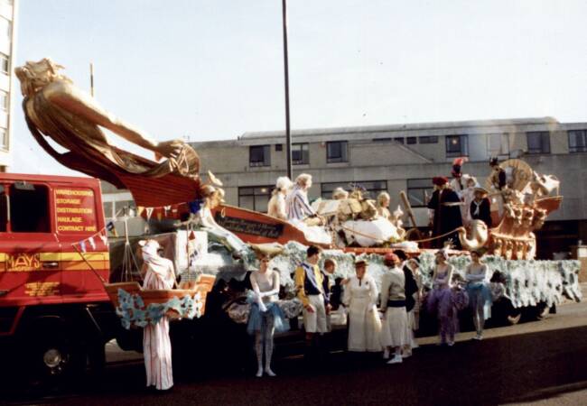 Vast Merton parade float for the Lord Mayor's Show