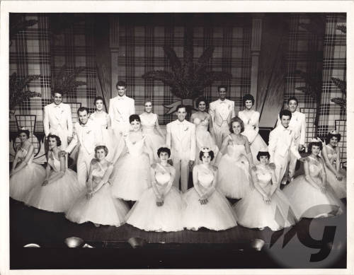 Photograph - 1959 Gaiety Whirl - cast in finale scene Photograph - 1959 Gaiety Whirl - cast in finale scene