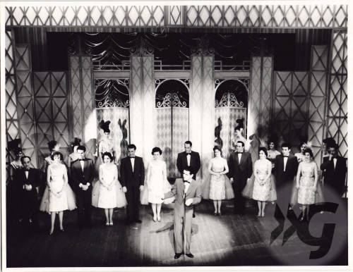 Photograph - Gaiety Whirl 1960 - cast on stage Photograph - Gaiety Whirl 1960 - cast on stage