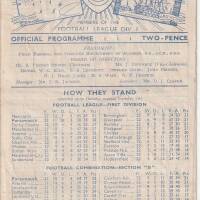 19481225 Official Programme Leicester City Home FC