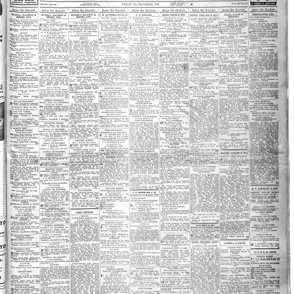 Hereford Times December 1957 Herefordshire History