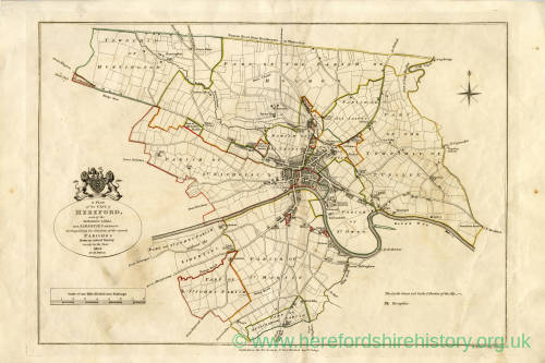 A plan of the city of Hereford 1802 - Herefordshire History