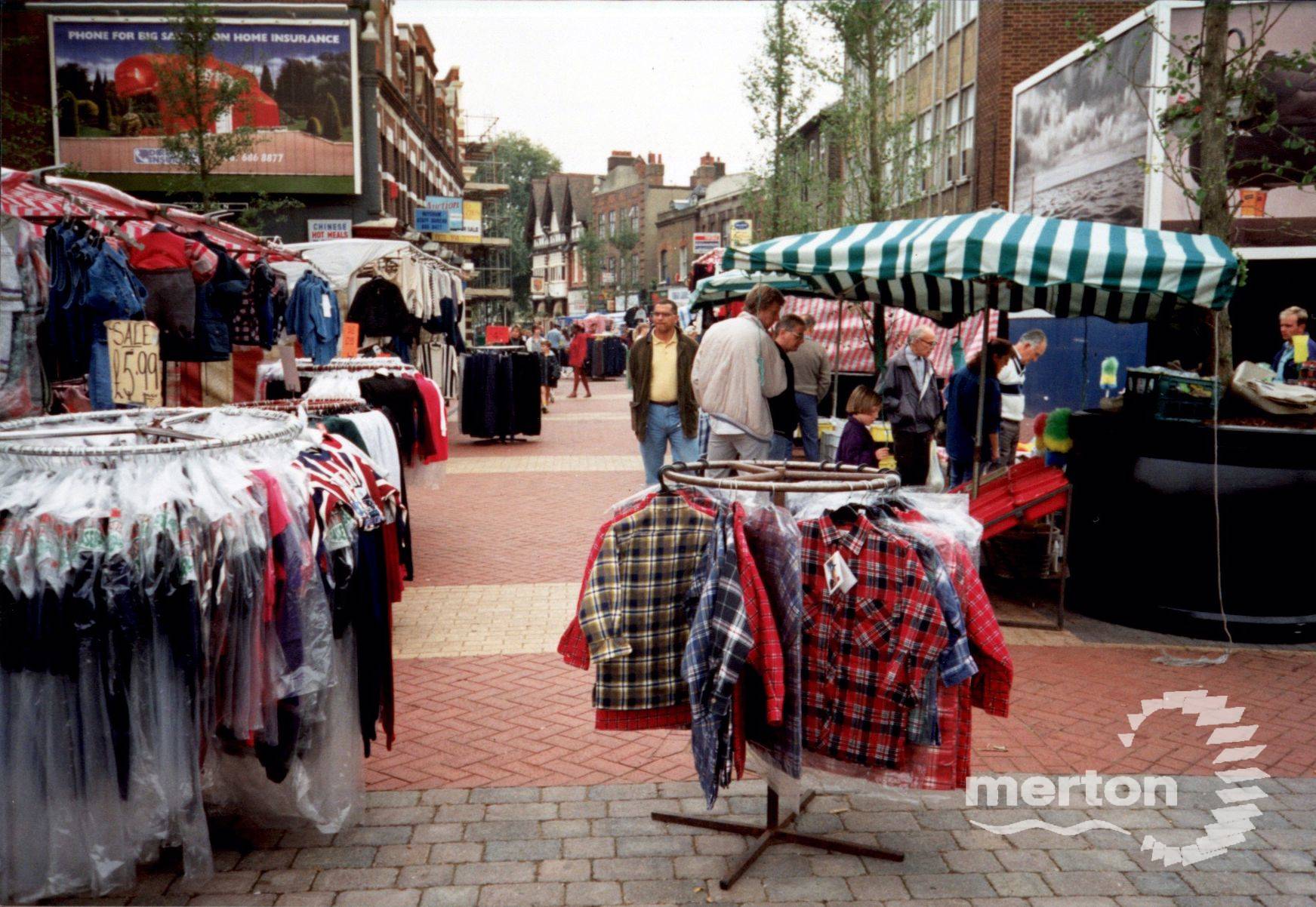 Fair Green, Mitcham street market Merton Memories Photographic Archive