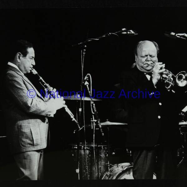 Peanuts Hucko and Billy Butterfield (left to right)