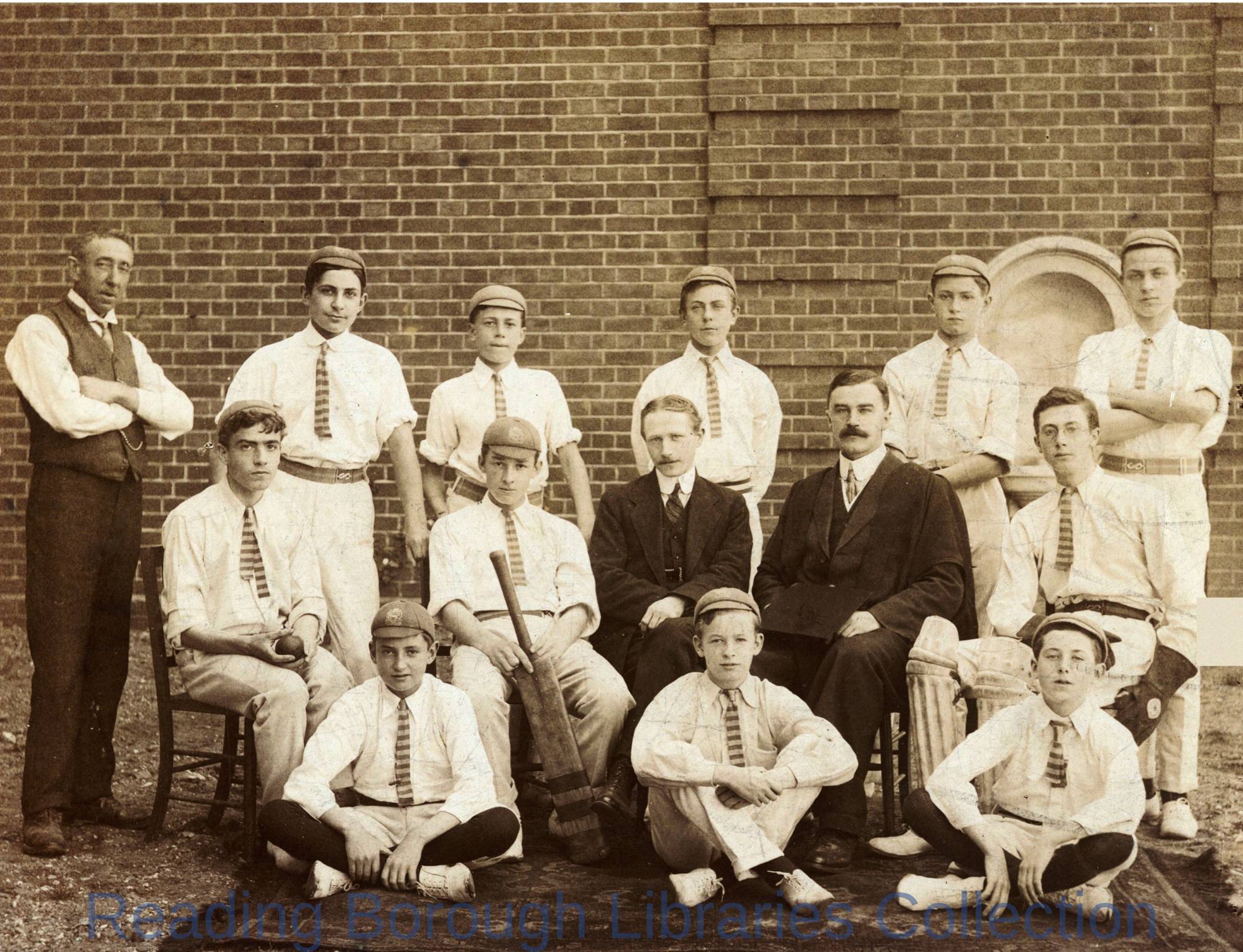The Cricket Team, County Boys' School, Maidenhead. The Cricket Team, County Boys' School, Maidenhead.