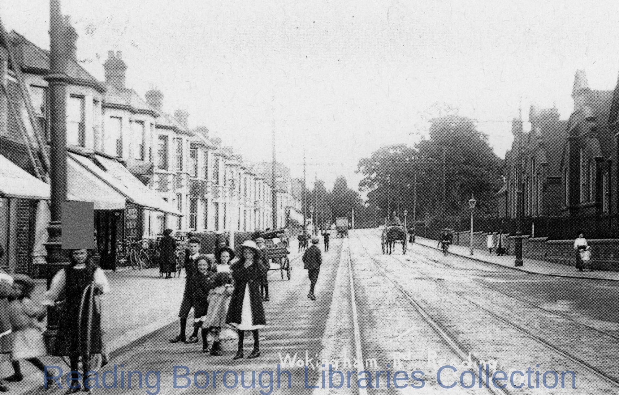 Wokingham Road, Reading, looking south-eastwards Wokingham Road, Reading, looking south-eastwards