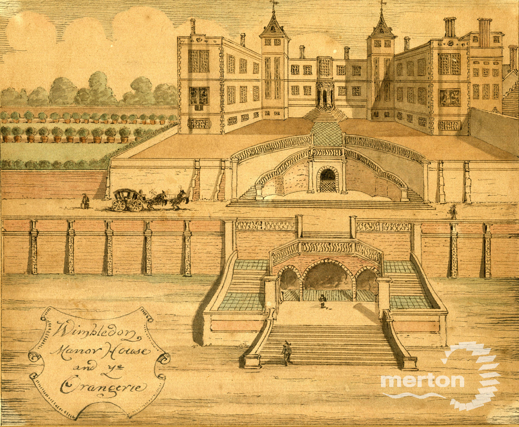 Wimbledon Manor House and Orangery Merton Memories Photographic Archive