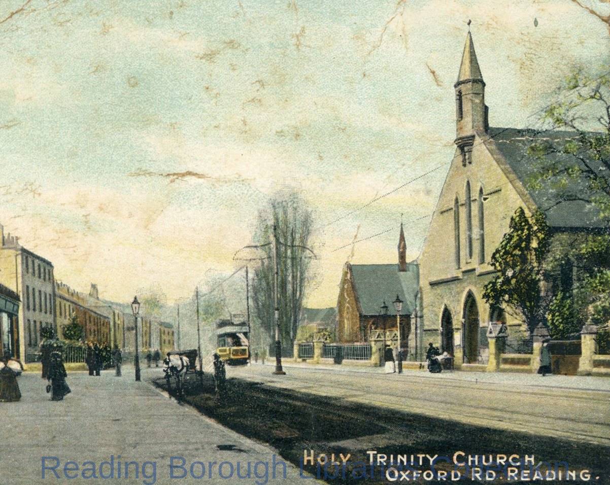 Holy Trinity Church, Oxford Road, Reading, looking west. Holy Trinity Church, Oxford Road, Reading, looking west.