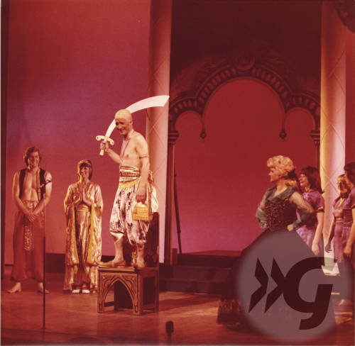 Photograph - Aladdin 1986 - Johnny Beattie and Anne Fields Photograph - Aladdin 1986 - Johnny Beattie and Anne Fields